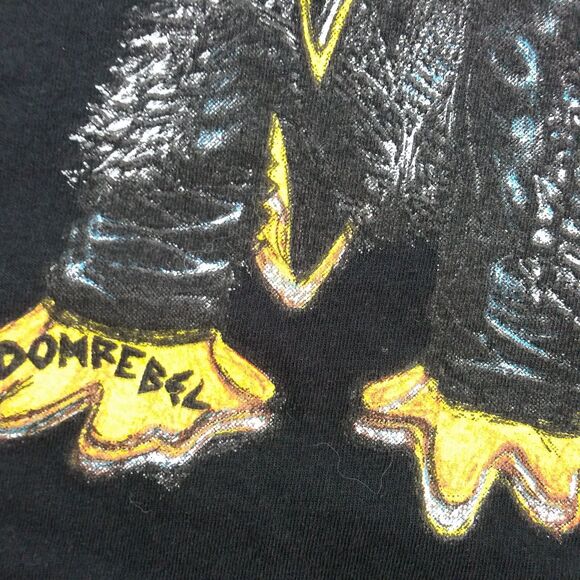 Dom Rebel Montreal Men's XL Black T Shirt Melt Domrebel Swarovski Elements Rare - Picture 8 of 10